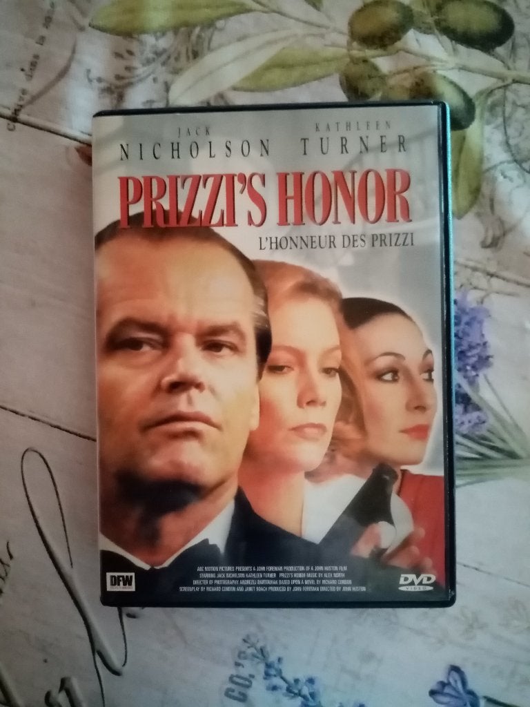 Dvd " Prizzi's Honor " avec Jack Nicholson, Comprend un DVD, Comme neuf, Thriller d'action, Enlèvement