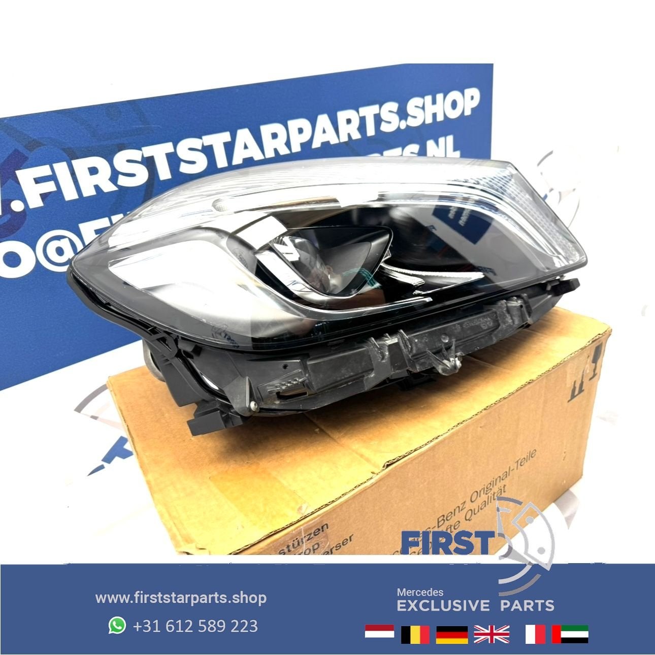 W176 FACELIFT LED KOPLAMP RECHTS A45 AMG Mercedes A Klasse H, Gebruikt, -, Ophalen of Verzenden, -