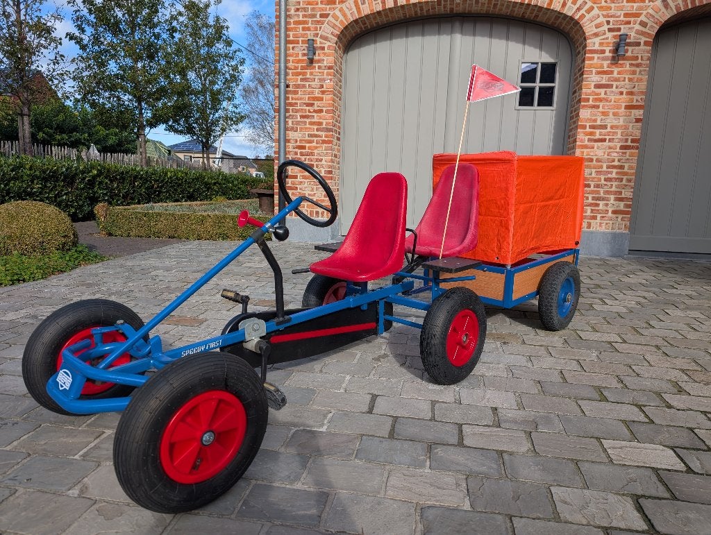 Berg gocart met duozit en aanhangwagen, Kinderen en Baby's, Ophalen, Zo goed als nieuw, Berg, Duozit