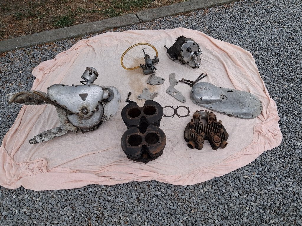 Moteur Triumph T 110 + boite a vitesses, Enlèvement, Utilisé