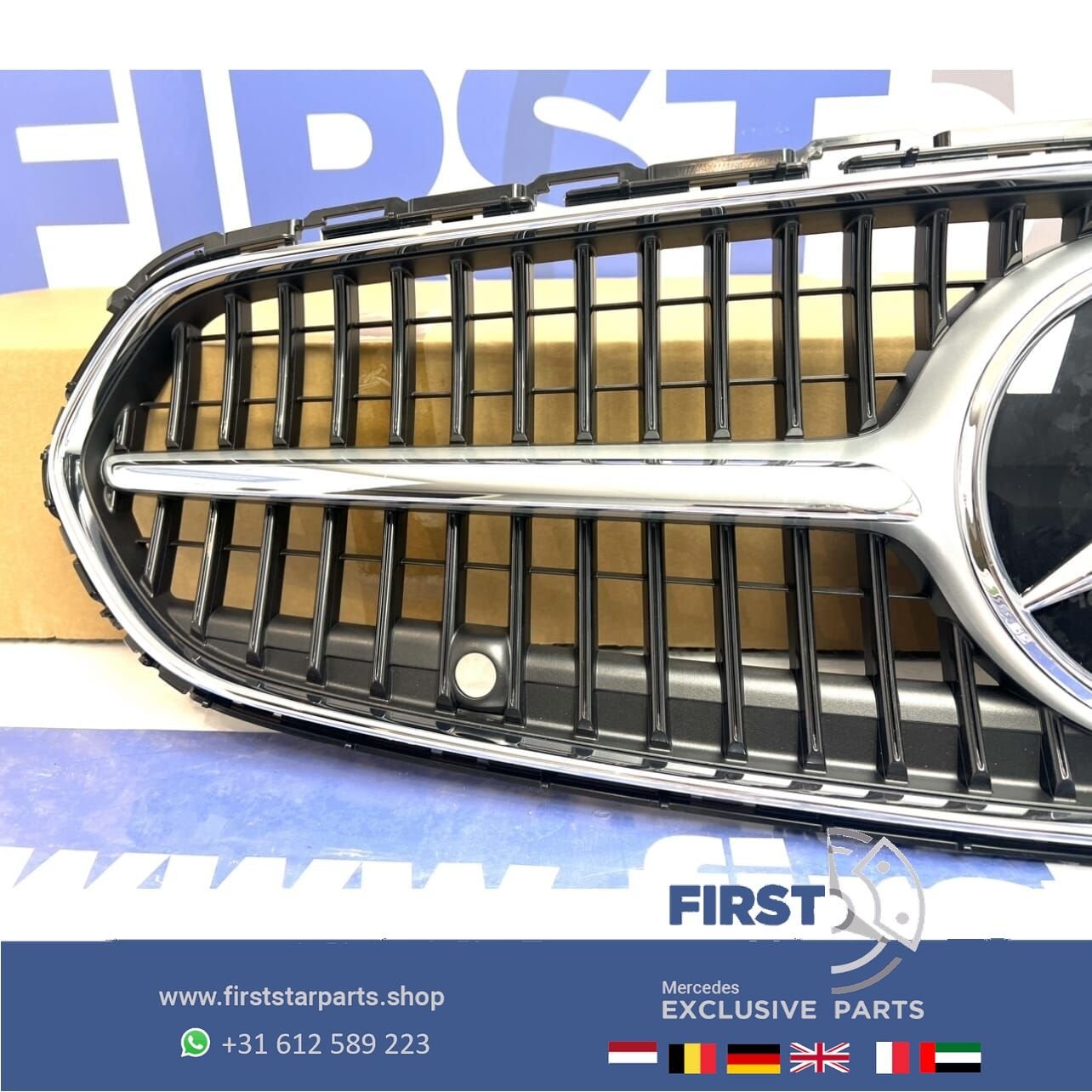 A2068883900 Mercedes C Klasse 2023 LUXURY LINE GRIL originee, Utilisé, -, -, Enlèvement ou Envoi