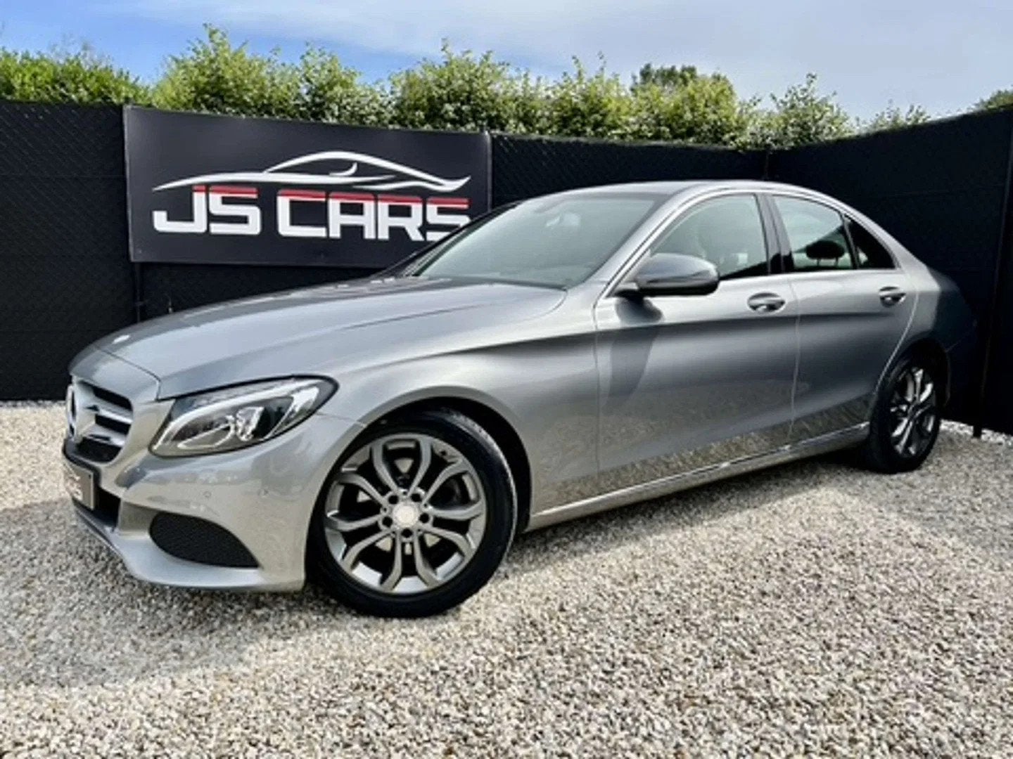 Mercedes-Benz C-CLASS 180 d*CRUISE*LED*AIRCO*CUIR*EPC*GPS*AU, Autos, Cuir, Argent ou Gris, Achat, Entreprise
