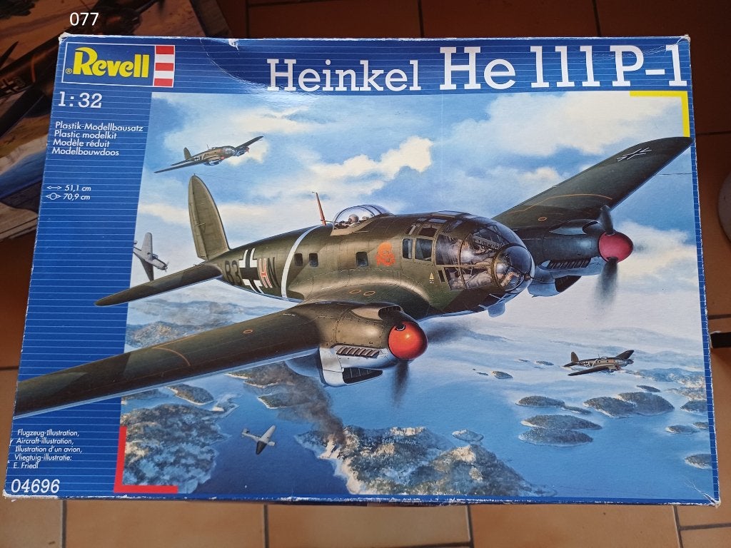 Heinkel He 111 P-1   1/32  Revell, Enlèvement ou Envoi, Revell