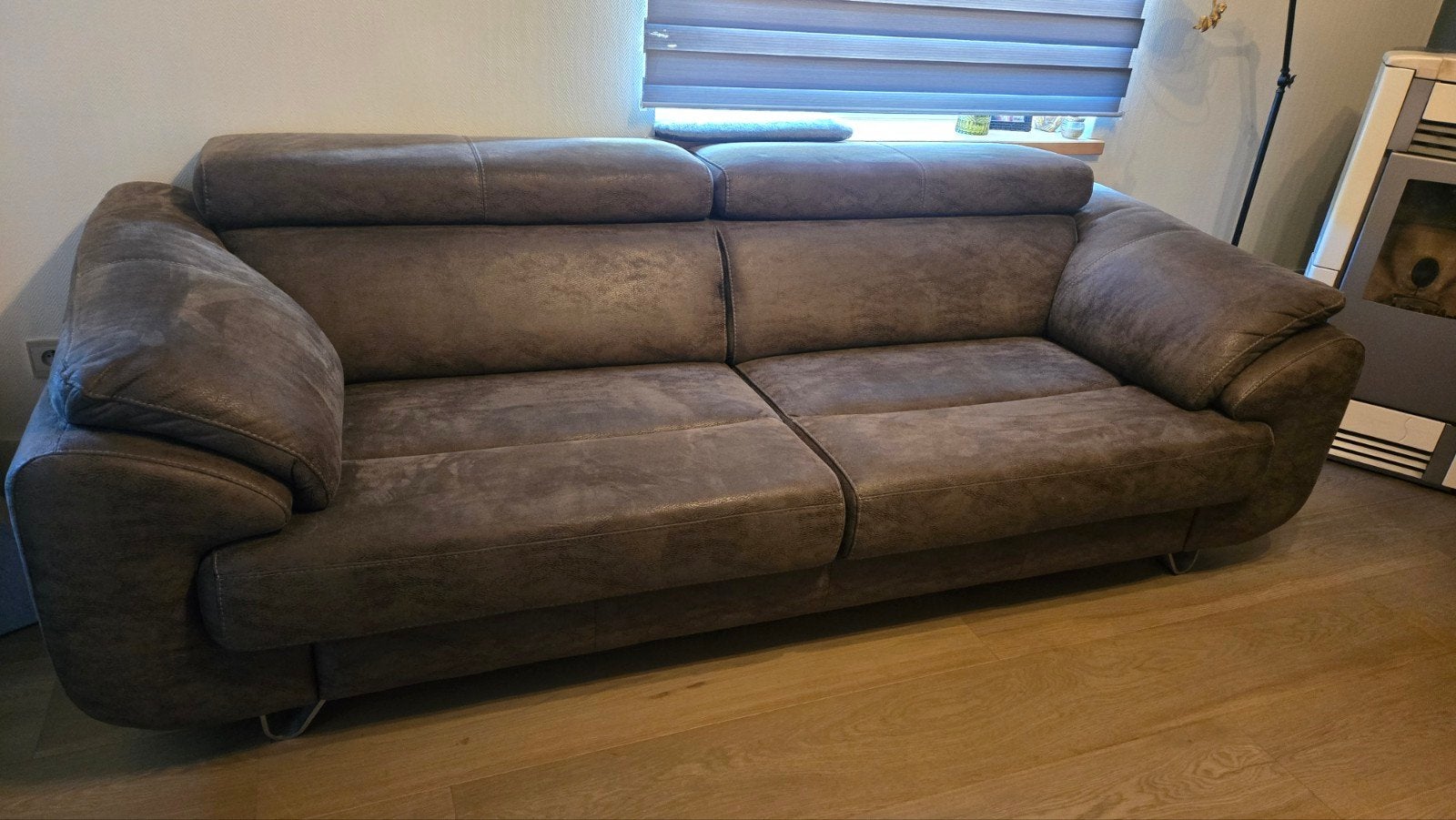 henders & hazel zetel te koop, Maison & Meubles, 200 à 250 cm, Banc droit, Enlèvement, Utilisé