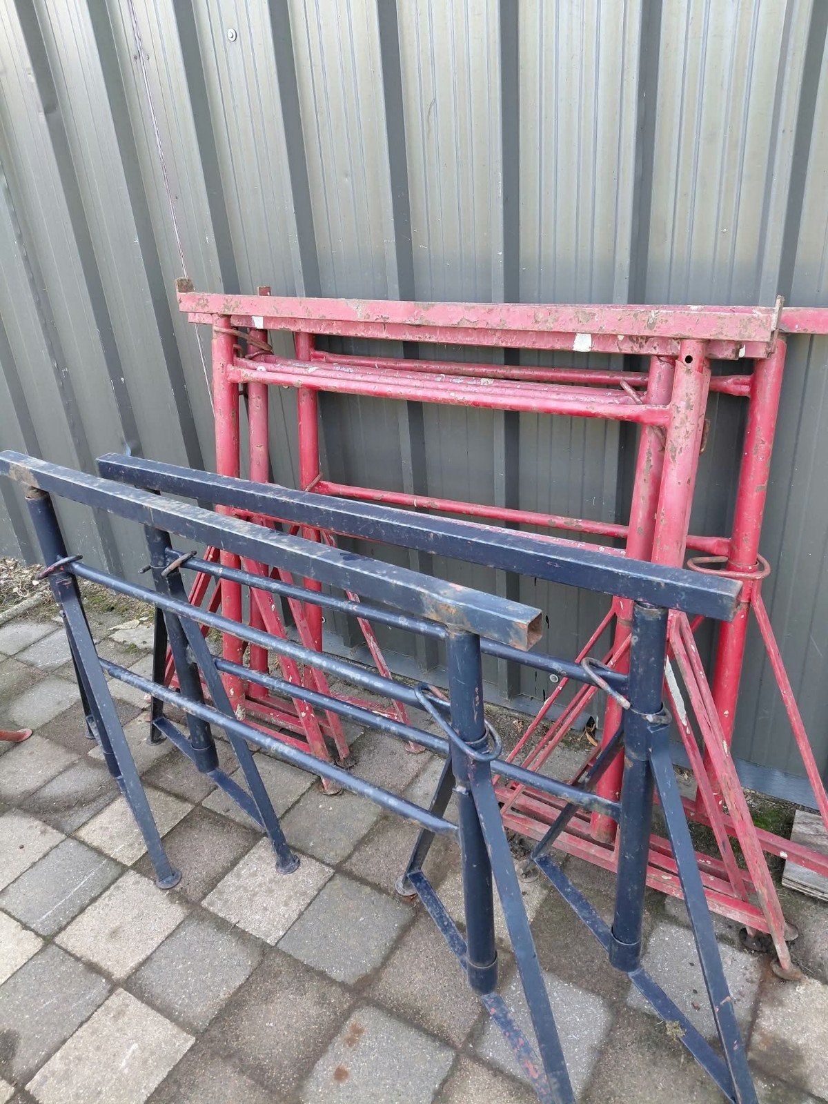 chevalets de maçonnerie et plâtrage, Bricolage & Construction, Échafaudages, Enlèvement