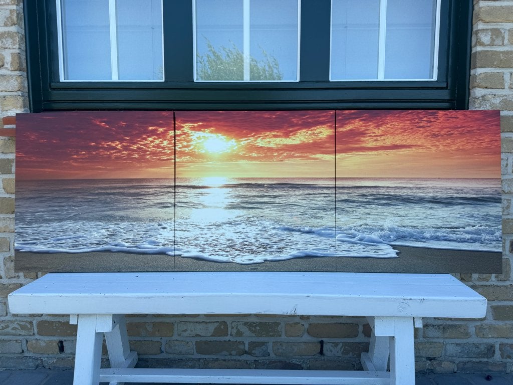 FOTO OP CANVAS - AVONDZON OP ZEE, Huis en Inrichting, Ophalen