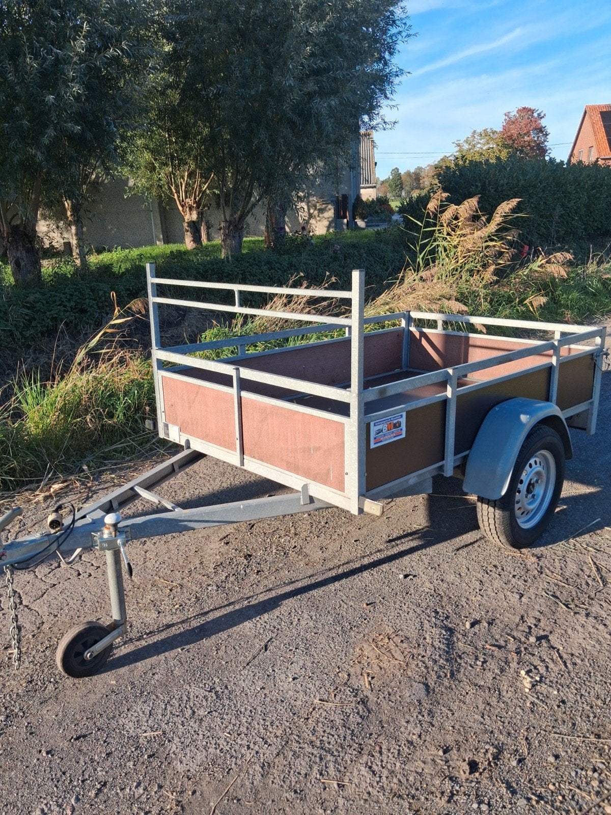 Aanhangwagen enkelas 750kg 2m20 x 1m30 TOPOCCASIE