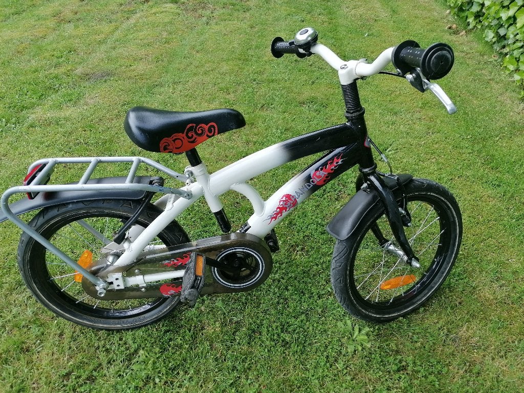 16" jongensfiets, Fietsen en Brommers, Ophalen, Zo goed als nieuw, Terugtraprem, Handrem