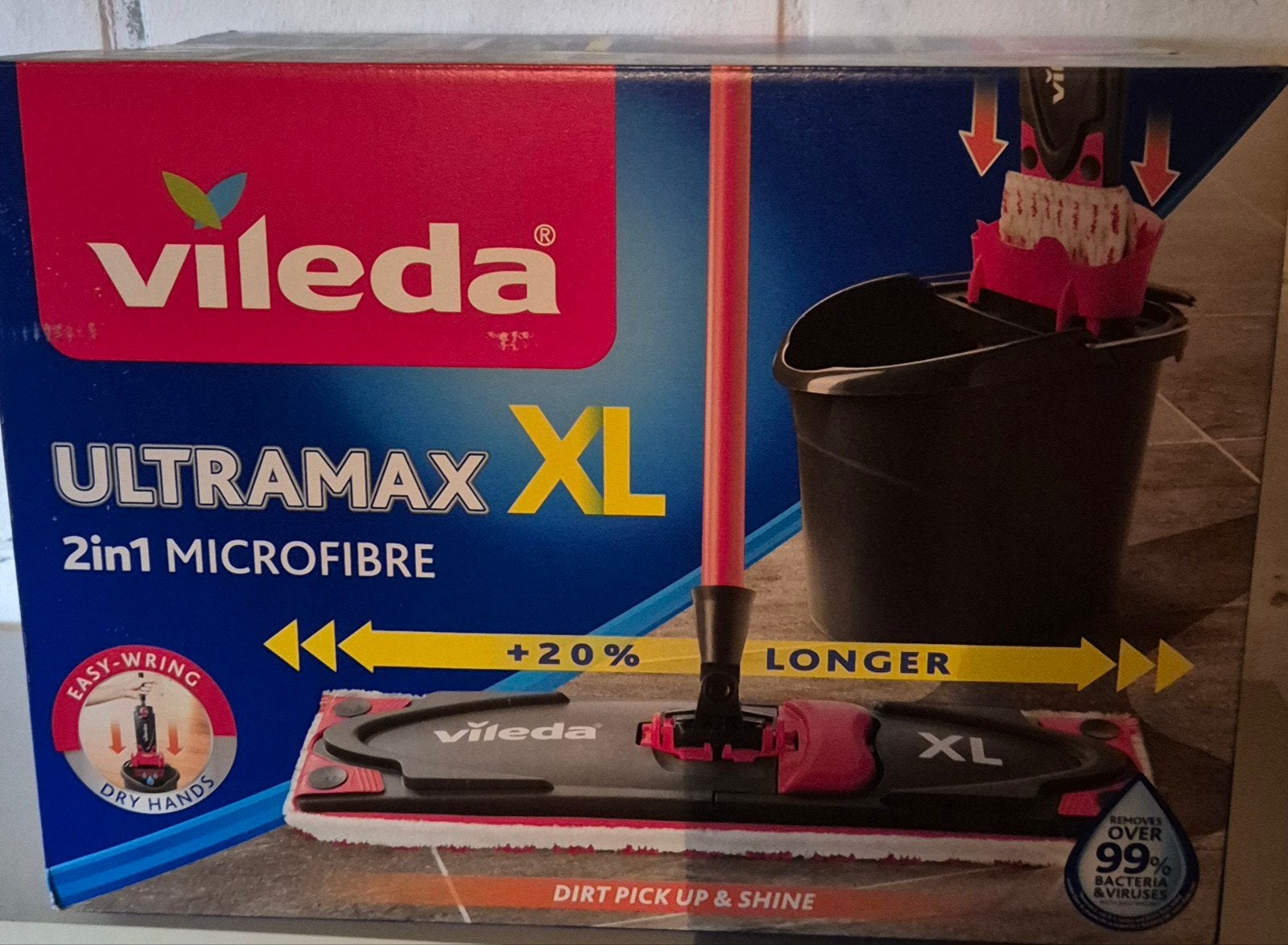 vileda Ultramax, Enlèvement