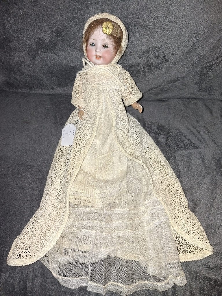 oude porseleinen pop, begin 1900, Antiquités & Art, Curiosités & Brocante, Enlèvement ou Envoi