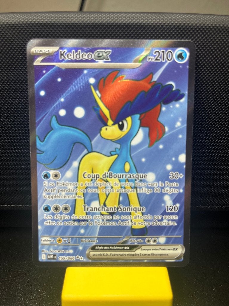 Keldeo Ex 159/086 FR (carte Pokémon), Enlèvement ou Envoi, Comme neuf, Cartes en vrac