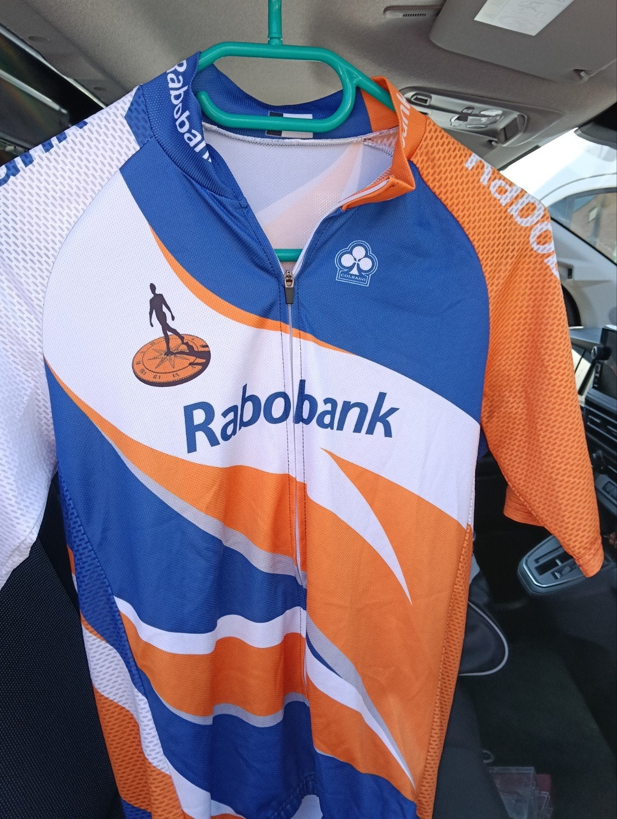 Retro wielershirt Rabobank, Ophalen of Verzenden, Zo goed als nieuw, Kleding