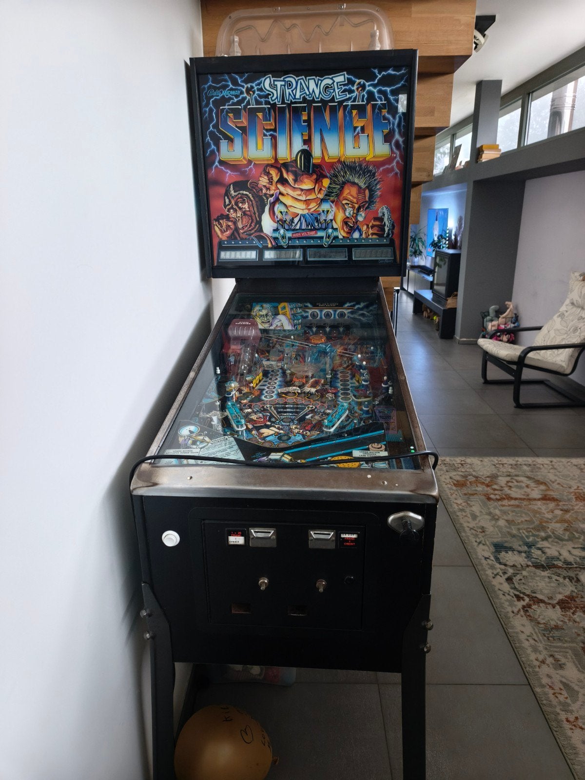 Flipper Bally Midway Strange Science - 1986, Bally, Flipper (jeu), Enlèvement, Utilisé