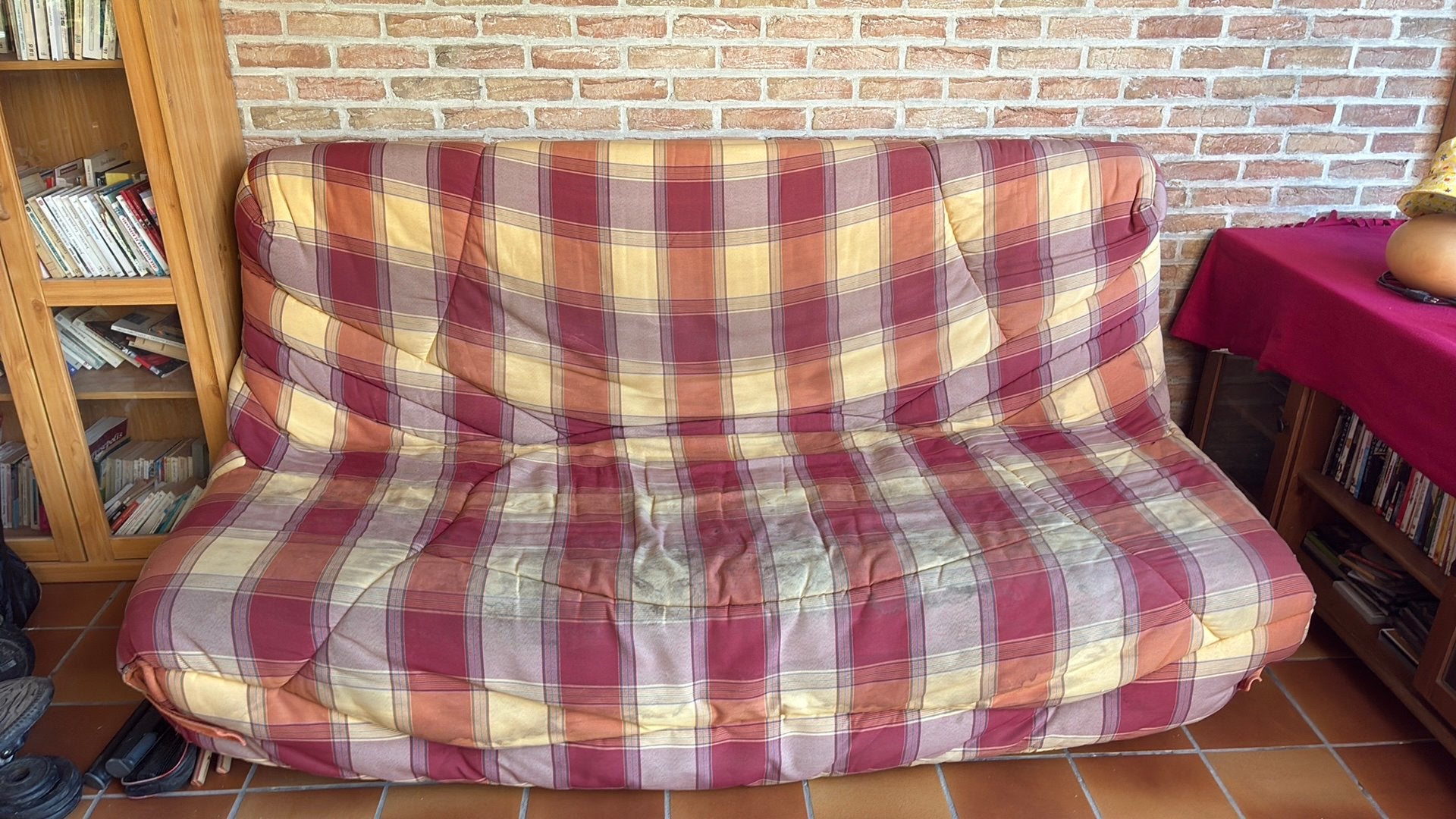 Sofa clic clap confortable mais usager, Enlèvement, Utilisé