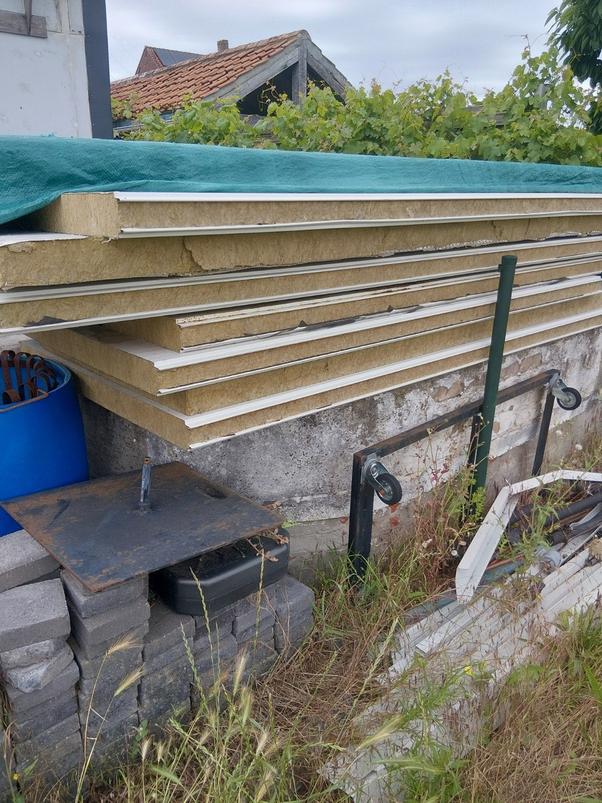 Sandwichpanelen, Enlèvement