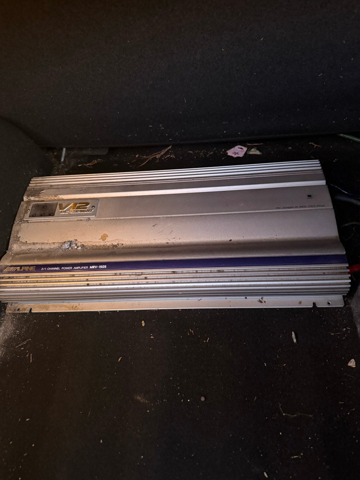 Ensemble Car Audio Alpine V12 + Caisson Sony Xplod, Enlèvement, Comme neuf