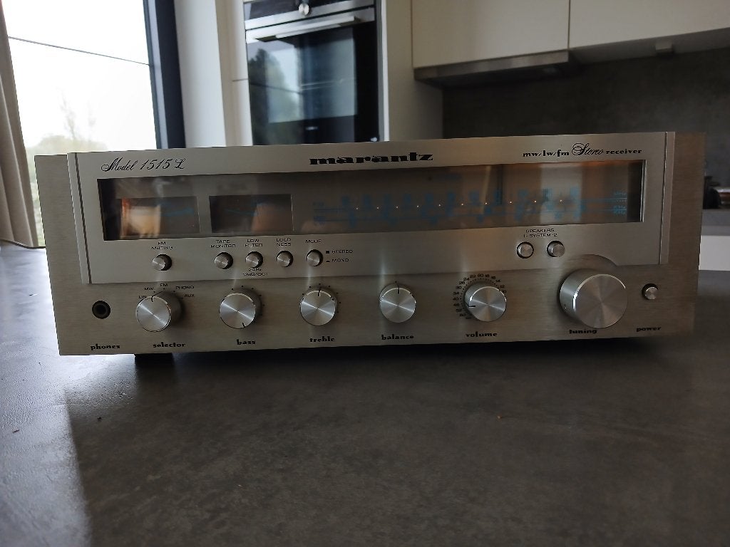 Tuner-versterker Marantz, Audio, Tv en Foto, Ophalen of Verzenden, Gebruikt, Minder dan 60 watt, Marantz