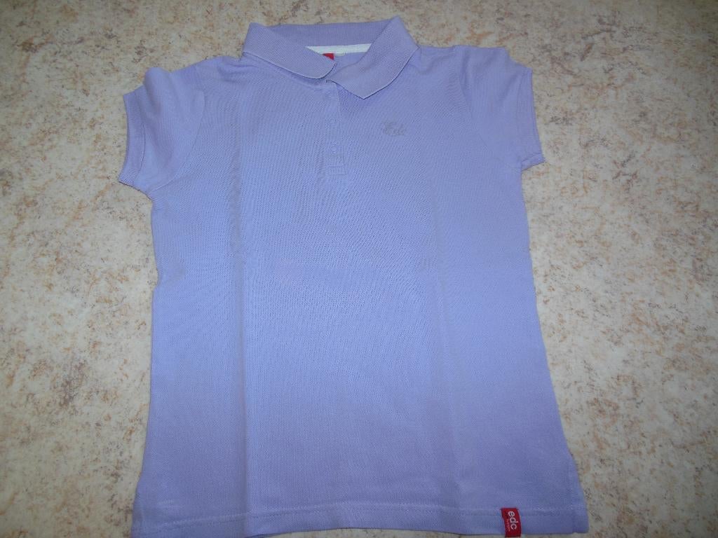 polo EDC 140-146 in nieuwstaat (ev + short), Enfants & Bébés, Vêtements enfant | Taille 140, Enlèvement ou Envoi, Chemise ou À manches longues
