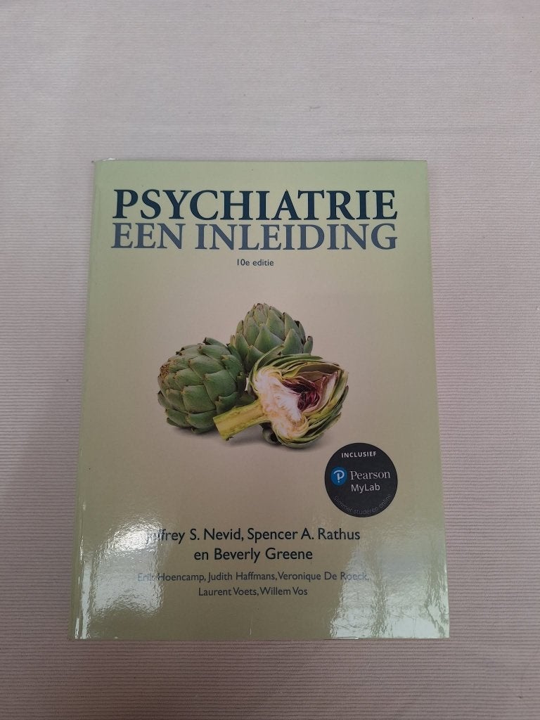 Psychiatrie Een inleiding, Boeken, Studieboeken en Cursussen, Ophalen of Verzenden, Zo goed als nieuw, Hogeschool, Jeffrey S. Nevid; Beverly Greene; Spencer A. Rathus