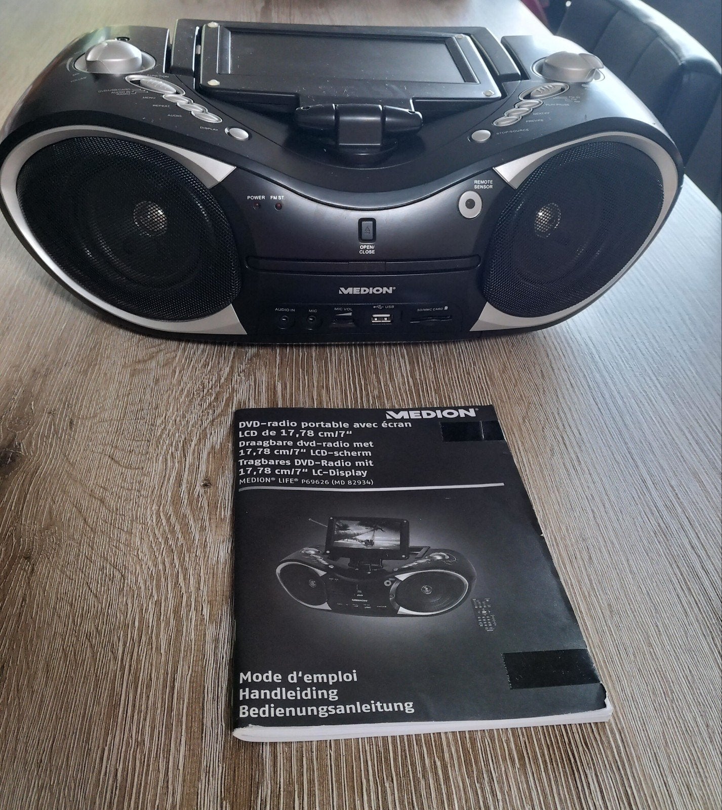 Radio Medion avec lecteur DVD, Medion, Enlèvement ou Envoi, Utilisé, Radio