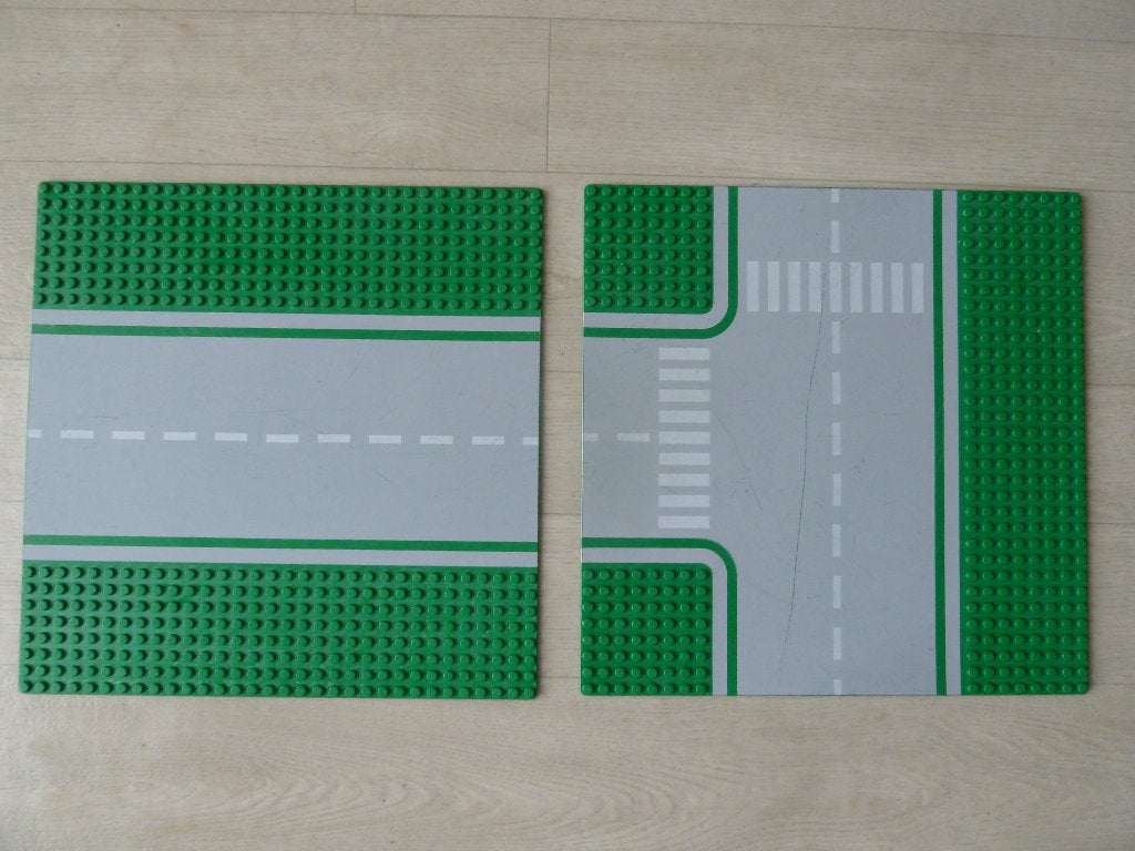 2 Lego wegenplaten, Kinderen en Baby's, Speelgoed | Duplo en Lego, Ophalen of Verzenden, Gebruikt, Grondplaat, Lego