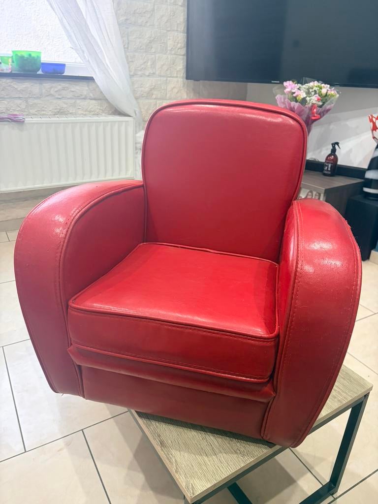 Fauteuil club enfant rouge - Maisons du Monde, Enlèvement, Utilisé