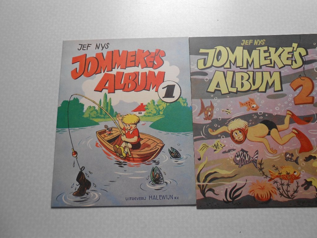 Jommeke's album 1-2-3 1957/1958 1 ste druk stockstaat., Boeken, Complete serie of reeks, Nieuw, Ophalen of Verzenden, Jef nys