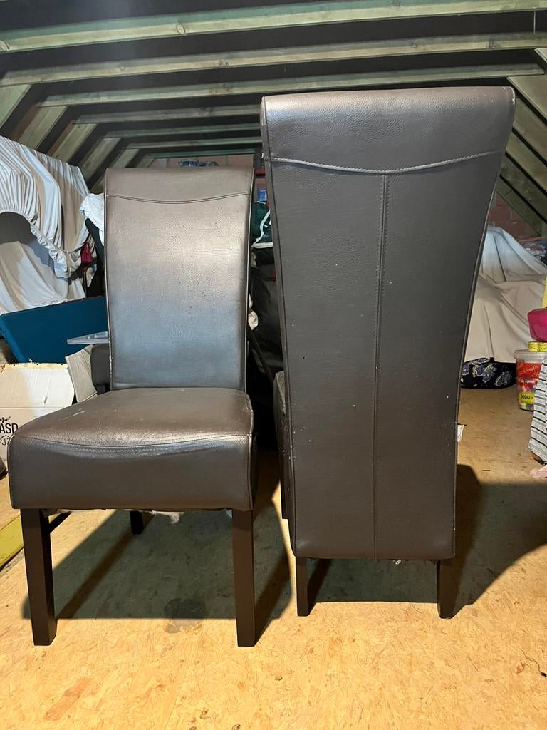 6 stoelen Teakpoint, Huis en Inrichting, Ophalen, Gebruikt, Bruin