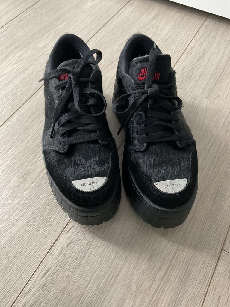 Jordan 1 low Brooklyn zwart, Kleding | Dames, Ophalen of Verzenden, Zo goed als nieuw