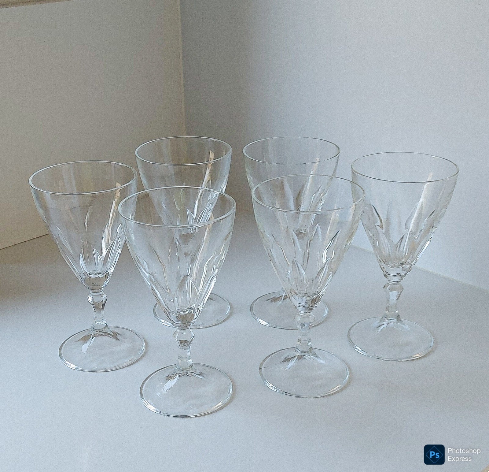 Set de 6 verres à vin français - VMC Reims - Modèle 'Clelia', Enlèvement ou Envoi