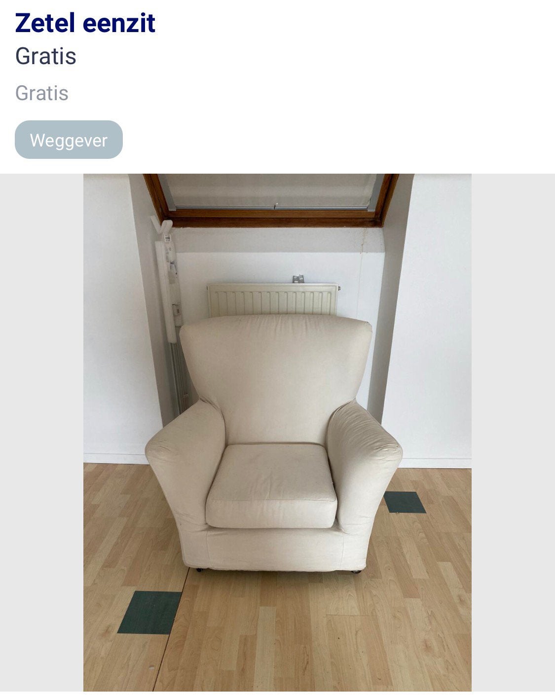 Zetel eenzit, Enlèvement