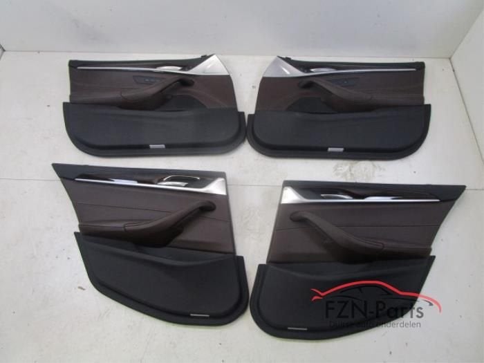 BMW G30 5-Serie Deurpanelen Set Leer Leder Leren Bruin, Ophalen of Verzenden, Gebruikt