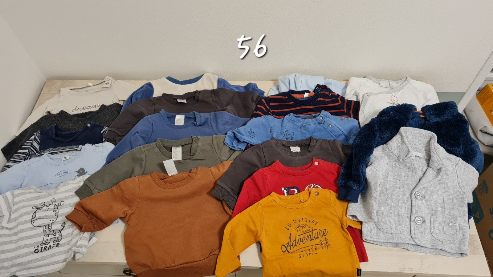 kledijbundel jongens maat 56, Ophalen, Maat 56