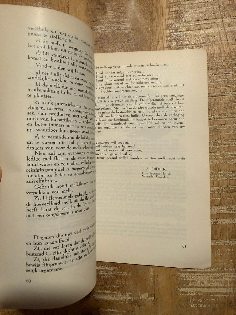 Goede melk voor allen, Ministerie van Landbouw, Livres, Enlèvement ou Envoi, Utilisé, Autres types