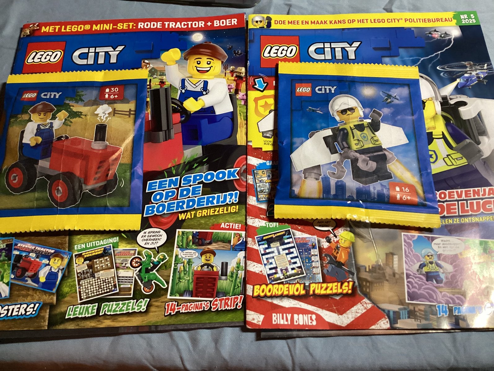 Lego city figuurtje en poster, City, Lego, Ophalen of Verzenden, Zo goed als nieuw