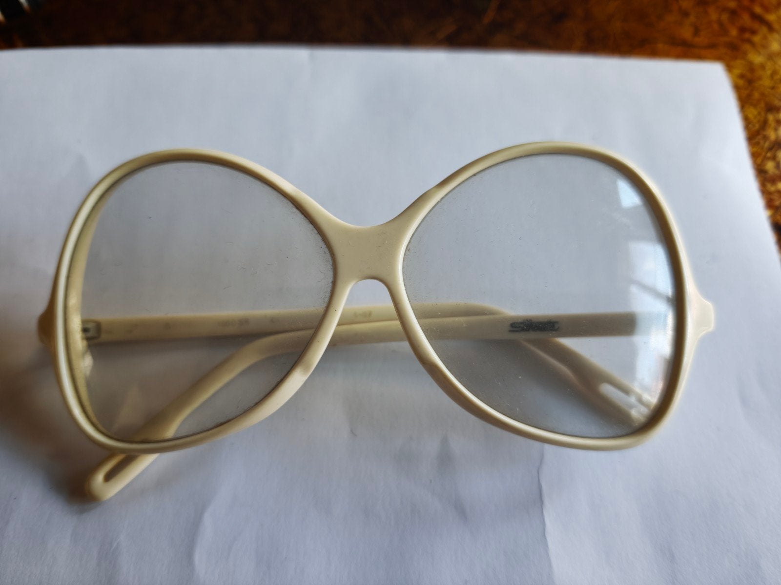 Superbes lunettes de soleil Silhouette vintage 1970, Autres marques, Enlèvement ou Envoi, Utilisé, Lunettes