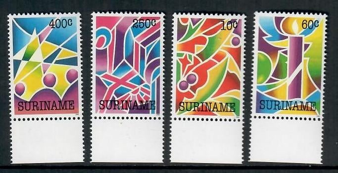Suriname yvertnrs.: 1270/73 postfris, Postzegels en Munten, Ophalen of Verzenden, Postfris