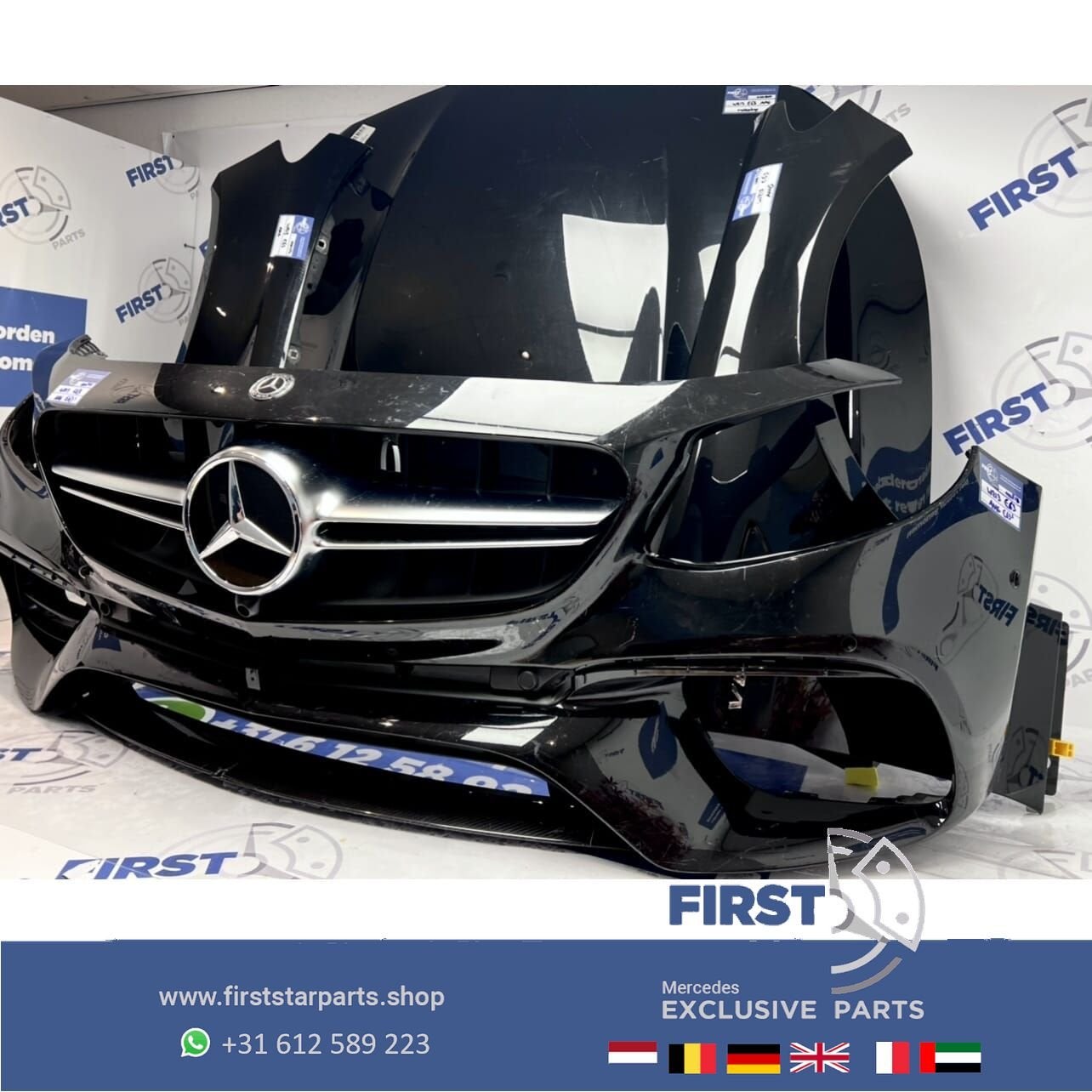 W213 S213 E63 E63S AMG VOORKOP Mercedes E Klasse 2020 63 S A, Gebruikt, -, Voor, Ophalen of Verzenden