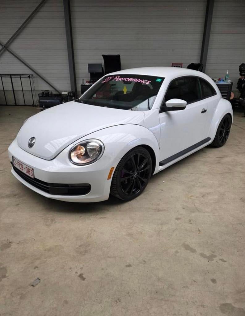 Volkswagen Beetle 1.8 Turbo, Wit, Leder, Particulier, Parkeersensor