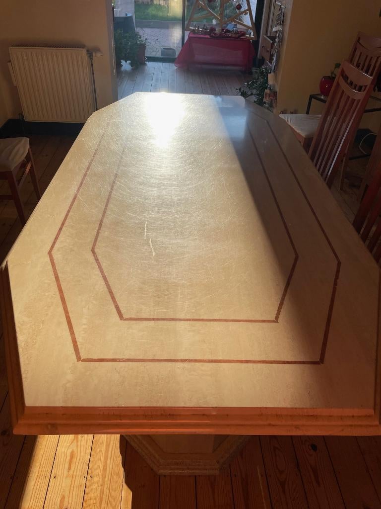 TABLE DE SALLE A MANGER, 100 à 150 cm, Enlèvement, Utilisé, Autres matériaux