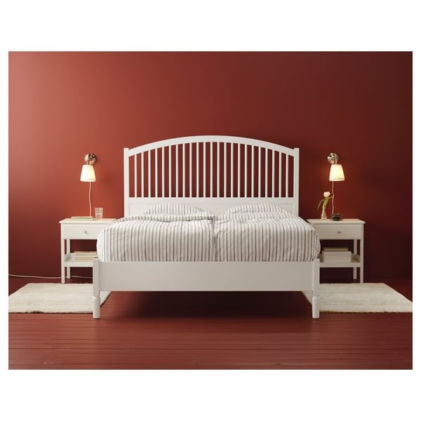 Bed tyssedal ikea 180x200, Comme neuf, Enlèvement, 180 cm, 200 cm