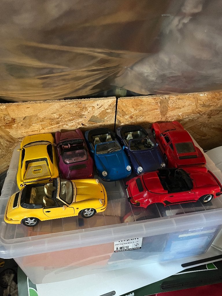 Porsche modelauto’s + andere, Ophalen, Gebruikt, Auto, Burago