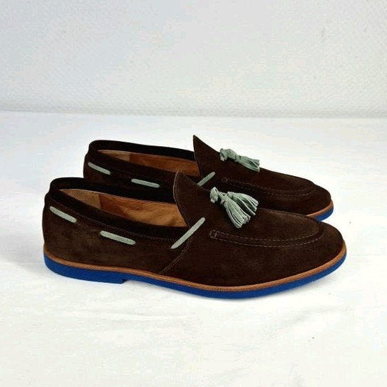 Mocassins Fratelli Rossetti taille 44, Enlèvement ou Envoi, Fratelli rossetti, Comme neuf, Brun