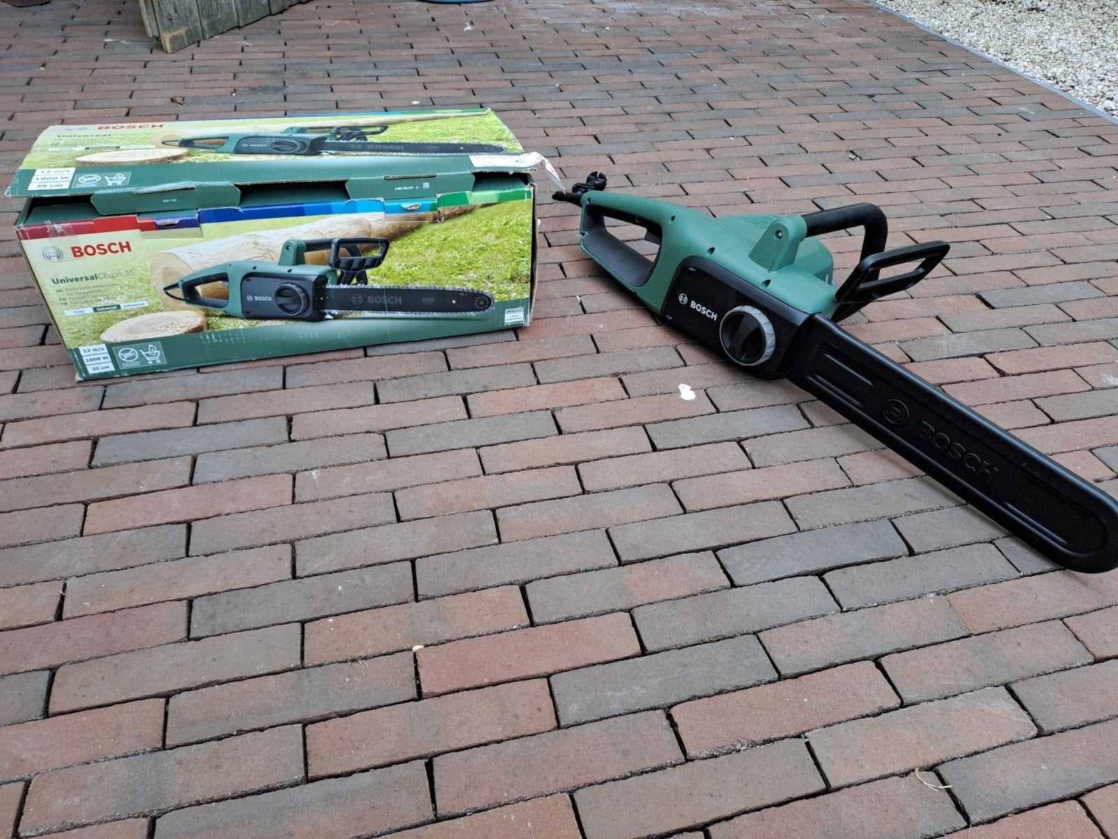 Bosch electr. kettingzaag Universal chain 35: ongebruikt, Enlèvement, Neuf, Électrique, Bosch