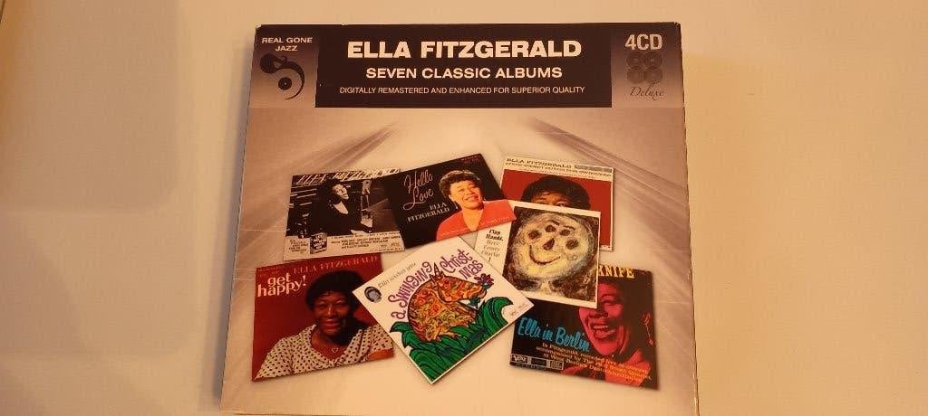 Cd's Ella Fitzgerald 7 classic albums on 4 cd's, Ophalen of Verzenden, Zo goed als nieuw, Blues, Boxset