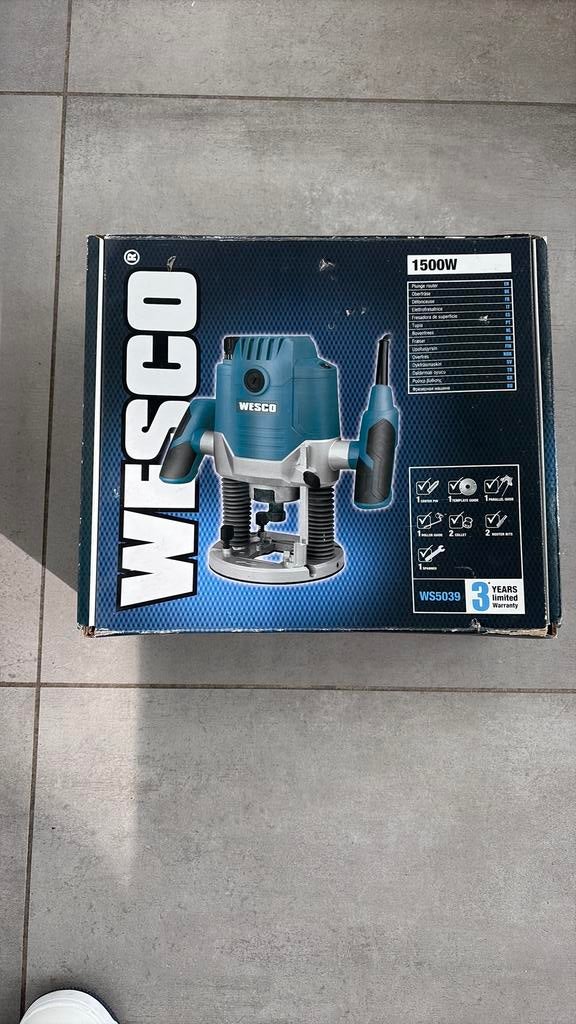 Wesco bovenfrees, Ophalen, Zo goed als nieuw, Bovenfrees