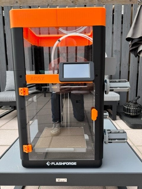 Flashforge AD5X met enclosure, Informatique & Logiciels, Wi-Fi intégré, Comme neuf, Enlèvement, Filament