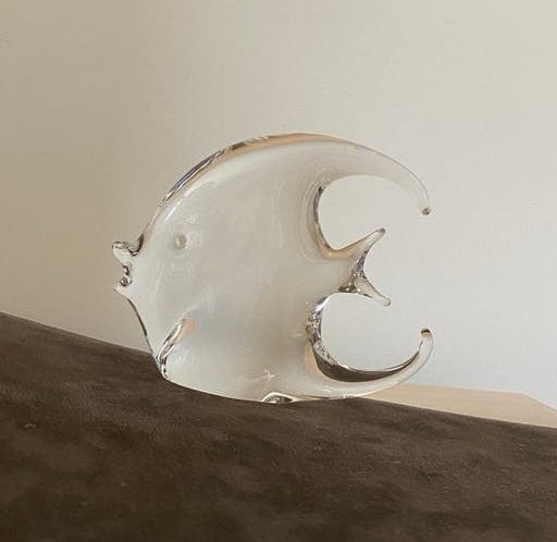Glazen vis -Murano, Ophalen, Gesigneerd