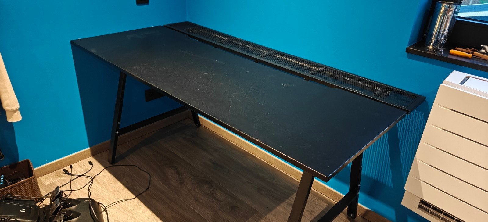 IKEA Utespelare 160x80cm zwart, Huis en Inrichting, Ophalen, Zwart, 160 cm, Gebruikt