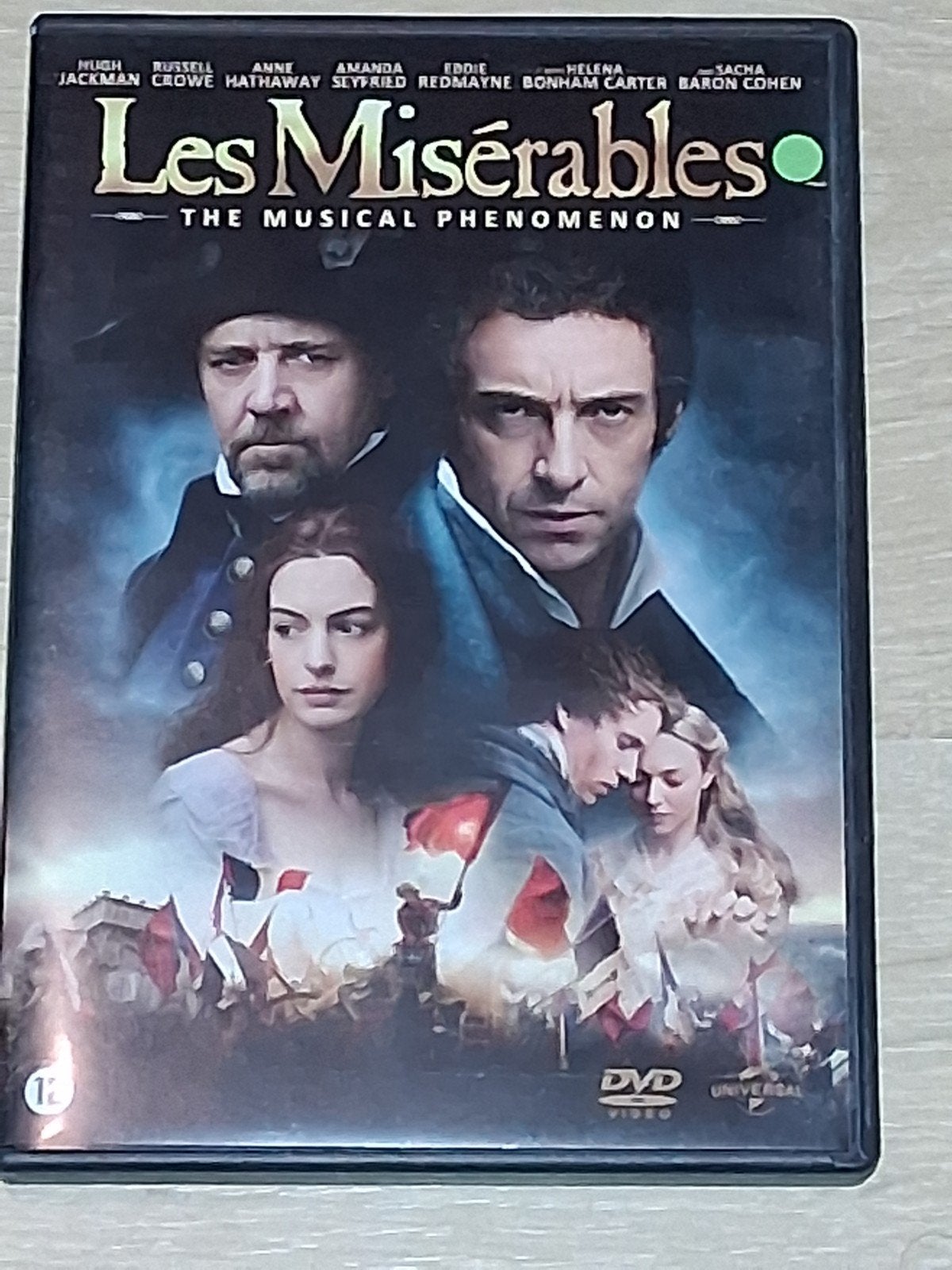 dvd Les misérables (film musical), Allemand, Enlèvement ou Envoi, Comme neuf, Anglais